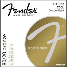 Струна для гитар Набор струн для акустической гитары Fender 70CL: Тип Комплект струн