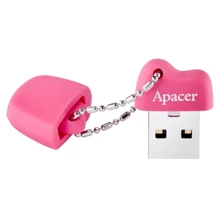 USB-флешка Apacer AH118 32GB USB 2.0 Pink (AP32GAH118P-1): Стандарт USB USB 2.0