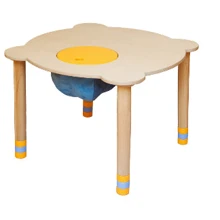 Indigo Wood Стол круглый (индиго/столешница натуральное дерево) (29702N): undefined undefined