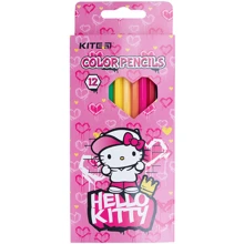 Олівці кольорові Kite Hello Kitty 12 кольорів (HK21-051): Тип Цветные
