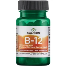 Swanson, Vitamin B-12 Methylcobalamin - High Absorption 5,000 mcg 60 tabs (SWA-02122): Тип Витамин B
