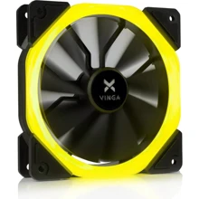 Кулер Vinga LED fan-01 yellow: Уровень шума, dB 22