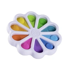 Іграшка тактильна кольорові пелюстки Fat Brain Toys dimpl digits (F275EN): Тип інше