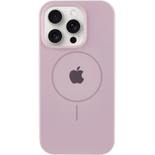 Чохол для iPhone Mobile Case Silicone Full Protective with MagSafe Pink Sand для iPhone 15 Pro: Колір розовый