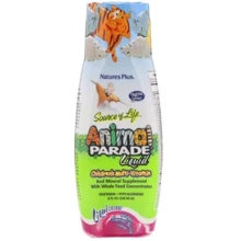 Nature's Plus Source of Life Animal Parade Liquid Children's Multi-Vitamin Natural Tropical Berry Flavor 8 fl oz (236.56 ml) (NAP-29954): Тип мультивітаміни