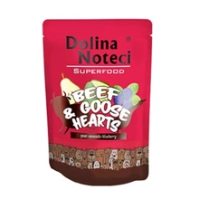 Вологий корм Dolina Noteci Superfood для собак з яловичих та гусячих сердець 300 г (DN 300 (548)): Тип Влажный корм