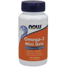 NOW Foods Omega-3 Mini Gels 90 caps: Тип Омега 3
