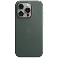 Чехол для iPhone Apple for iPhone 15 Pro Max FineWoven Case with MagSafe Evergreen (MT503) : Цвет зеленый