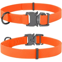 Ошейник WAUDOG Waterproof, водостойкий, пряжка кобра 20 мм 25-50 см оранжевый (27114): Производитель WAUDOG