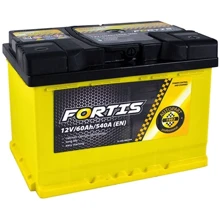 FORTIS 60 Ah/12V (0) Euro (FRT60-00): Ёмкость, Ач 60