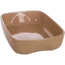Pyrex Curves 28x20см, кофейный (CU28RR9): Крышка Нет