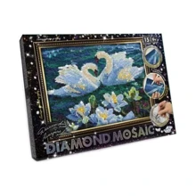 Алмазна мозаїка Danko Toys Diamond Mosaic Лебеді 30x40 см (DM-03-01,02,03,04,05...10): Виробник Danko toys
