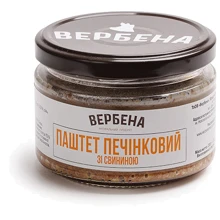 Паштет Вербена печінковий зі свининою 200 г (4820209620146): Вид м'яса свинина