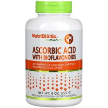 NutriBiotic Ascorbic Asid Аскорбиновая кислота с биофлавоноидами 227 г: Тип Витамин C