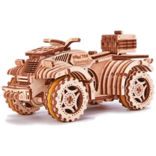 Механический 3D-пазл Wood Trick Квадроцикл: Вид гонки, машины, мотоциклы