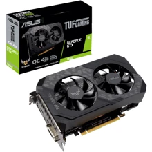 Видеокарта ASUS TUF-GTX1650-O4GD6-P-GAMING: Объем памяти, Гб 4