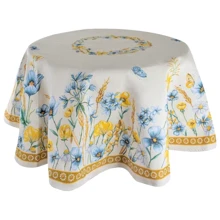 Скатерть гобелен круглая Lefard Home Textile Колоски 140 см круг (732-347): Тип скатерть