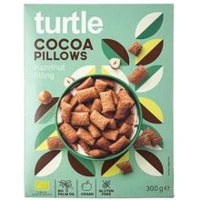 Сухой завтрак Turtle Какао-подушечки с органическим фундуком 300 г (5425038430417): undefined undefined