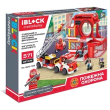 Конструктор Iblock Пожежна, 571 дет. (PL-920-129): Виробник Iblock