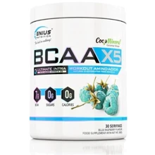 Аминокислота для спорта Genius Nutrition BCAA-X5 360 g / 30 servings / Blue raspberry: Вкус Голубая малина