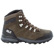 Ботинки Jack Wolfskin Refugio Texapore Mid M 4049841-4287 40 хаки натуральная замша зимние: undefined undefined