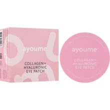 Ayoume Collagen+Hyaluronic Eye Patch Патчи для глаз с коллагеном от морщин и сухости 60 шт.: Назначение Увлажнение, От темных кругов, От морщин