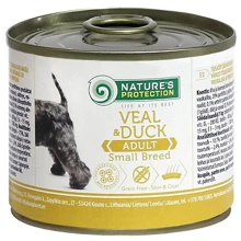 Вологий корм Nature's Protection Adult small breed Veal & Duck для собак малих порід з телятиною та качкою 200 г (KIK45095): Тип Влажный корм