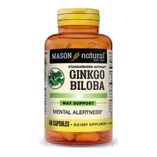 Mason Natural Ginkgo Biloba Гінкго Білоба 60 капсул: Форма випуску Капсулы