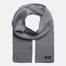 Мужской шарф Jack & Jones серый меланж (12098582): Пол Мужской