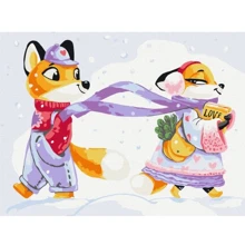 Картина по номерам Brushme Рыженькая Любовь ©Kateryna Branchukova 30х40 см (KBS0137): Производитель Brushme
