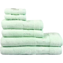Полотенце Maisonette Bamboo махровое мятный 76х152 см (20797): Тип махровое полотенце