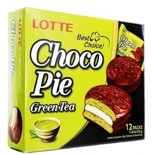 Печенье Choco Pie Green Tea, 336 г (WT3912): Вес нетто 336 г