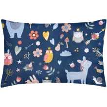 Наволочка Cosas Animals Indi Blue 40х60 см (Animals-Indi_Blue_40): Тип наволочка