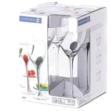 Келих Набір келихів Luminarc Drip Black E2202 (4 пр.) (350 мл): undefined undefined