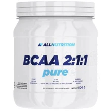 Аминокислота для спорта All Nutrition BCAA 2:1:1 Pure 500 g /50 servings/ Unflavored: Вкус Без вкуса