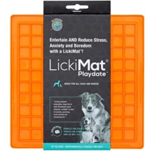 Килимок для повільного харчування LickiMat Tuff Playdate ORANGE для собак (9349785000463): Тип Лизательные коврики