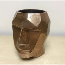 Ваза Olens Голова большая медного цвета 17х15 см (AL-22920В): Тип Ваза