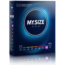 Презервативи My.Size Pro 69, 3 шт.: Тип Збільшеного розміру