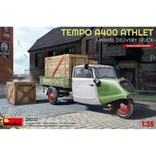 Модель Miniart Триколісна німецька вантажівка доставки Tempo A400 (MA38032): Виробник MiniArt