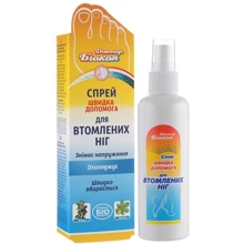 Біокон Спрей для втомлених ніг флакон Лікар Біокон Швидка допомога 100 ml: Призначення Расслабление