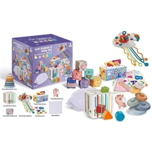 Набір для розвитку 6в1 Soft Rubber Baby Set 34 елементи (1296): Тип детская головоломка