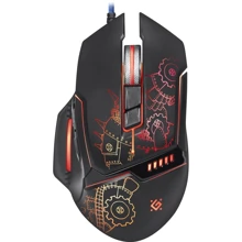 Мышь Defender Kill'em All GM-480L Black (52480): Интерфейс подключения USB