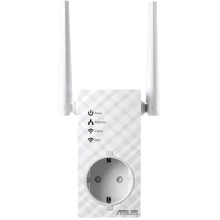 Точка доступу Wi-Fi Asus RP-AC53 (AC750, 1хLAN, розширювач зони Wi-Fi-покриття, 2 зовнішніх антени): Максимальна швидкість 300 + 433 Мбіт / с