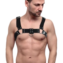 Мужская портупея на грудь Feral Feelings - Bulldog Harness Black: Для кого Для мужчин
