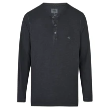Лонгслив Camel Active H-Henley Longsleeve 409371-9T05-88 L темно-серый: Вид Лонгсливы