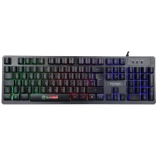 Клавиатура Marvo K629G Multi-LED Black/Red: Подключение проводное