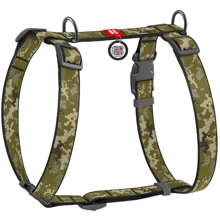 Шлея для собак анатомическая WAUDOG Nylon с QR-паспортом L (322-4026): Производитель WAUDOG