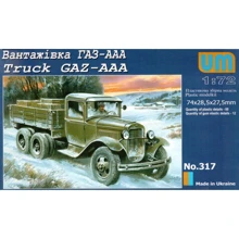Модель Unimodels Вантажівка ГАЗ-ААА (UM317): Виробник UNIMODELS