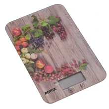 Ваги кухонні Rotex RSK14-P Grape: Матеріал чаші (платформи) Скло