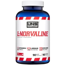 Амінокислота для спорту UNS L-Norvaline 90 tabs: Смак Без смаку